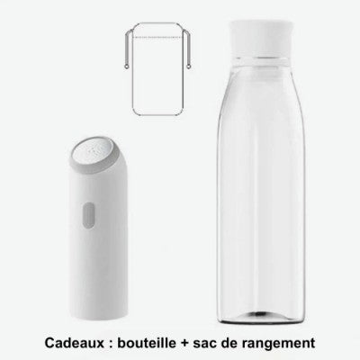 bidet portable gris électrique avec les cadeaux, bouteille et sac de rangement