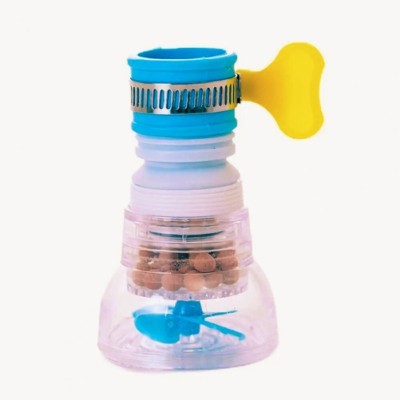filtre eau robinet bleu A avec minéraux turbine