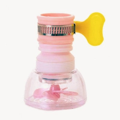 filtre eau robinet rose B avec turbine