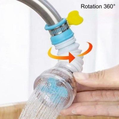 filtre eau robinet bleu rotatif 360 degrés