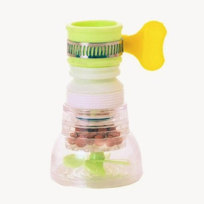 filtre eau robinet vert A avec minéraux turbine
