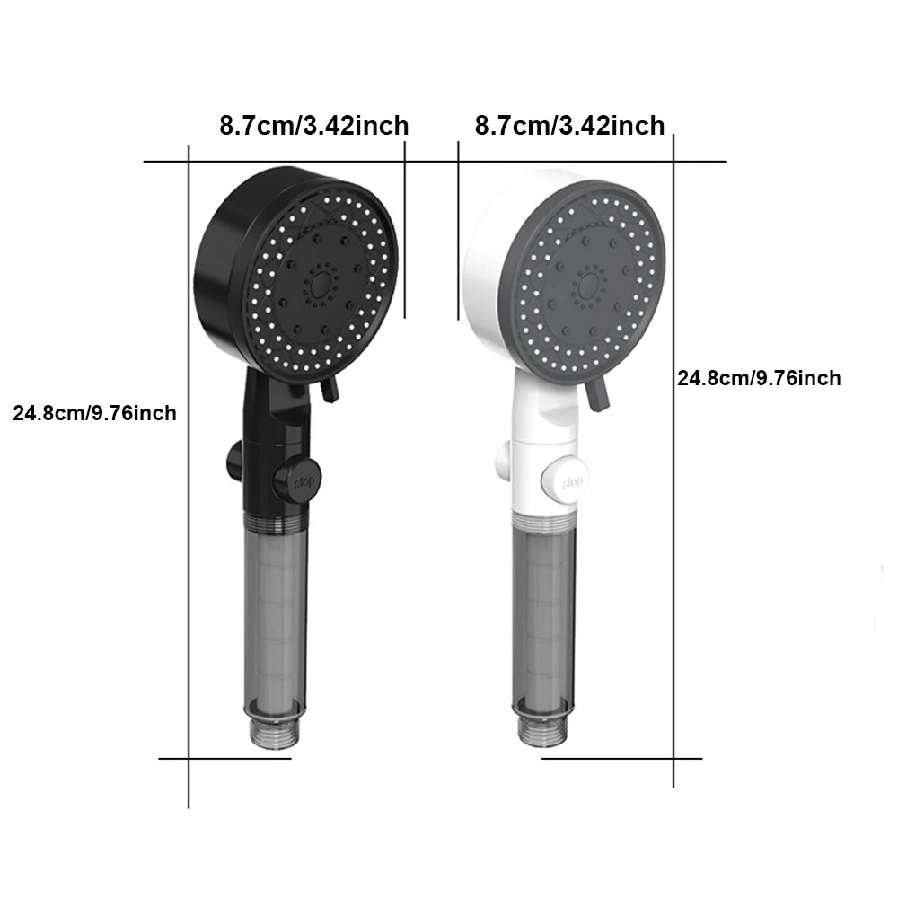 POMMEAU DE DOUCHE ANTI CALCAIRE | 10 MODES™