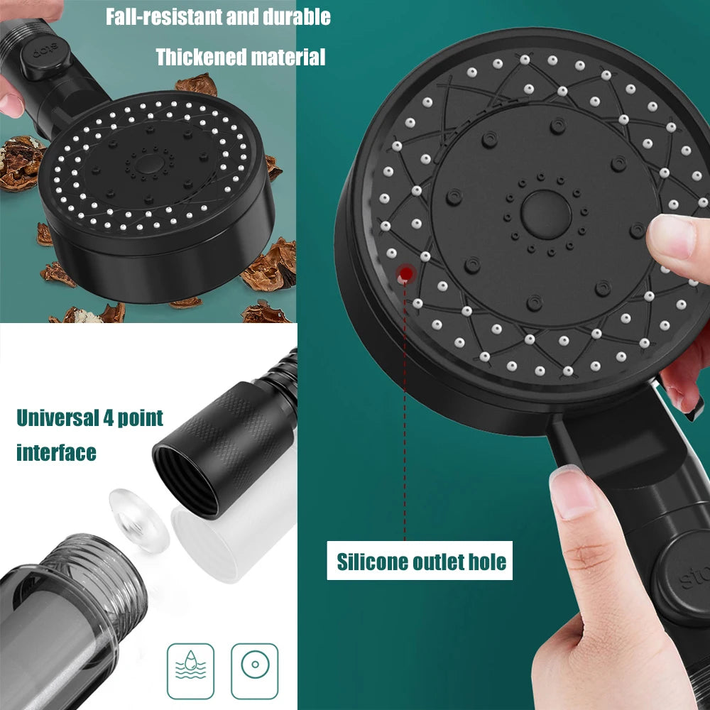 POMMEAU DE DOUCHE ANTI CALCAIRE | 10 MODES™