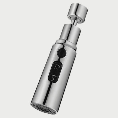 embout robinet couleur argent