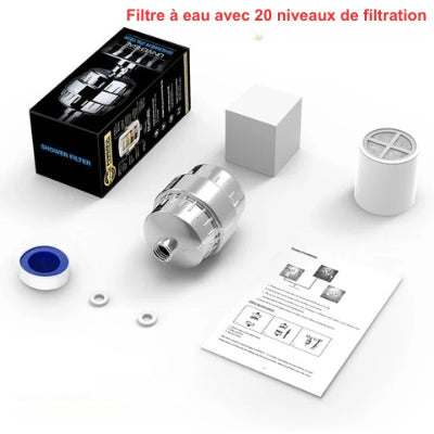 filtre à eau paquet avec 20 multicouches