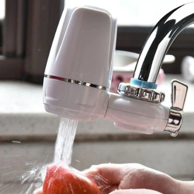 filtre à eau robinet blanc lavage fruit