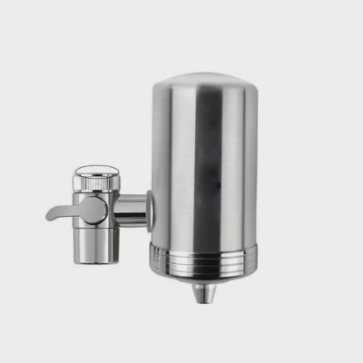 filtre à eau robinet chrome