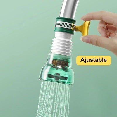 filtre eau robinet vert ajustable