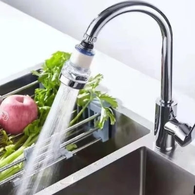 filtre eau robinet avec jet puissant avec pomme et céleri dans évier