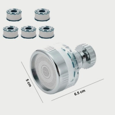filtre eau robinet court avec cinq cartouches
