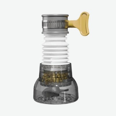 Filtre eau robinet gris avec pierres minérales