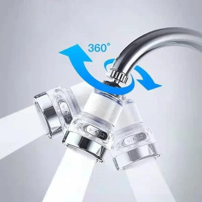 filtre eau robinet avec jet trois modes rotatif 360 degrés flexible
