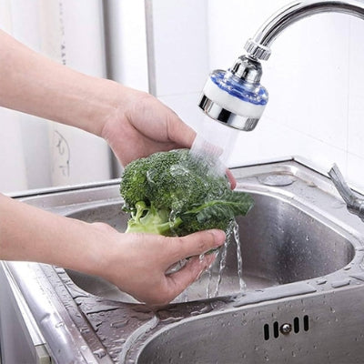 filtre eau robinet lave brocolis sans éclaboussures