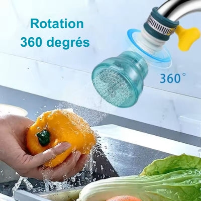 filtre eau robinet rotation 360 degrés