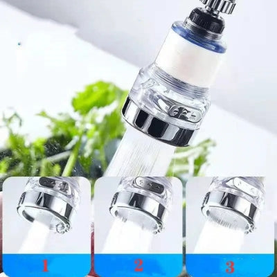 filtre au robinet avec trois modes jets d'eau