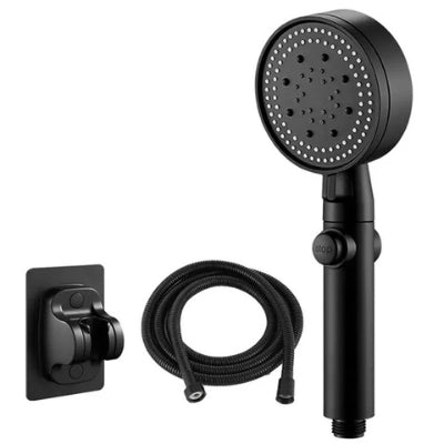 pommeau de douche 5 modes ensemble noir