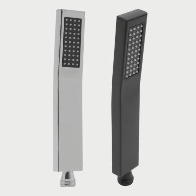 pommeau de douche avec variante noir argent