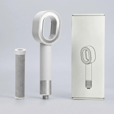 pommeau de douche duofiltre avec filtre pommeau blanc