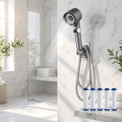 pommeau de douche filtrant cuatromode moderne avec design élégant