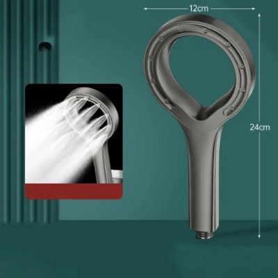 pommeau de douche gris avec dimensions