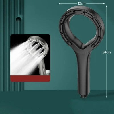 pommeau de douche noir avec dimensions