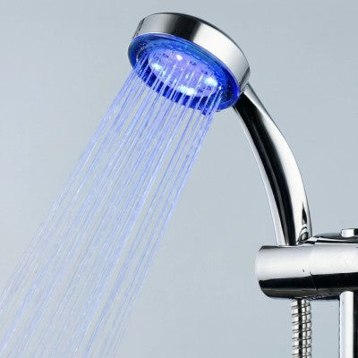 pommeau de douche seven led chromé