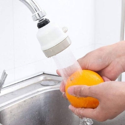 tête de robinet lavage orange