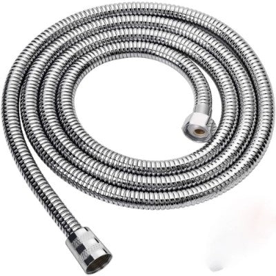 tuyau argent pommeau de douche triflash